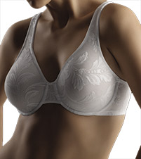 Sheer Tapestry Full Figure Minimizer Bra